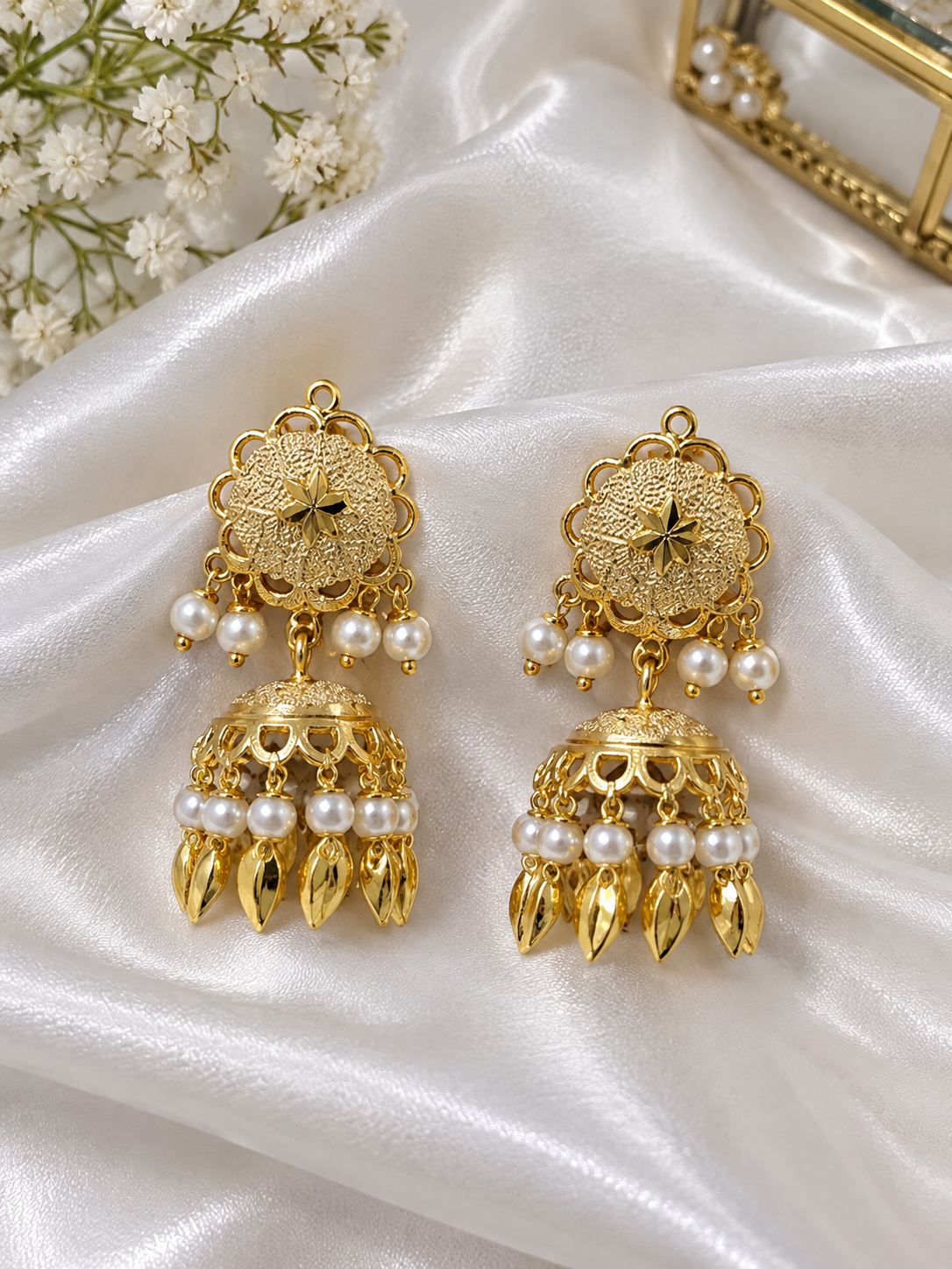 Royal Pearl Jhumki