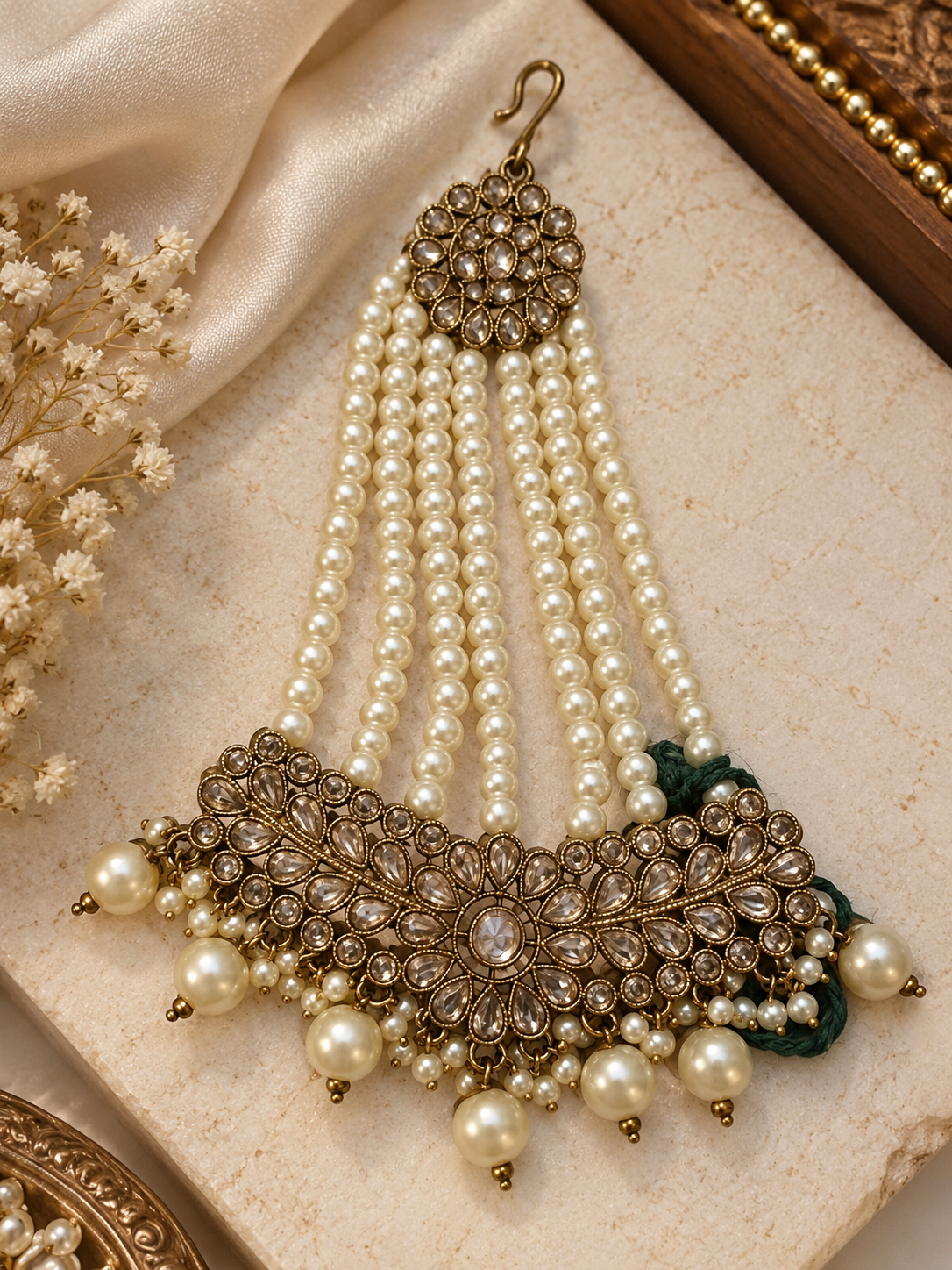 Premium Pearl Passa/ Hair Jewellery