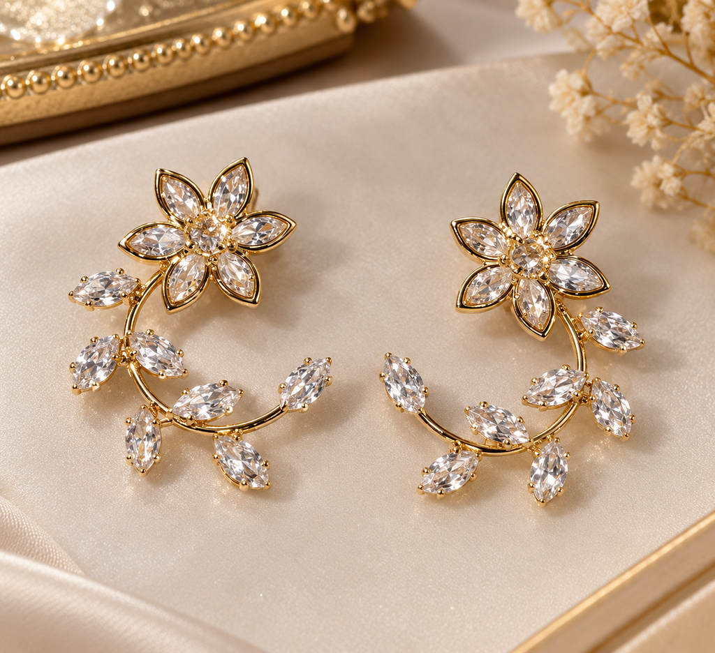 Traditional Gold Plated Pearl Tops