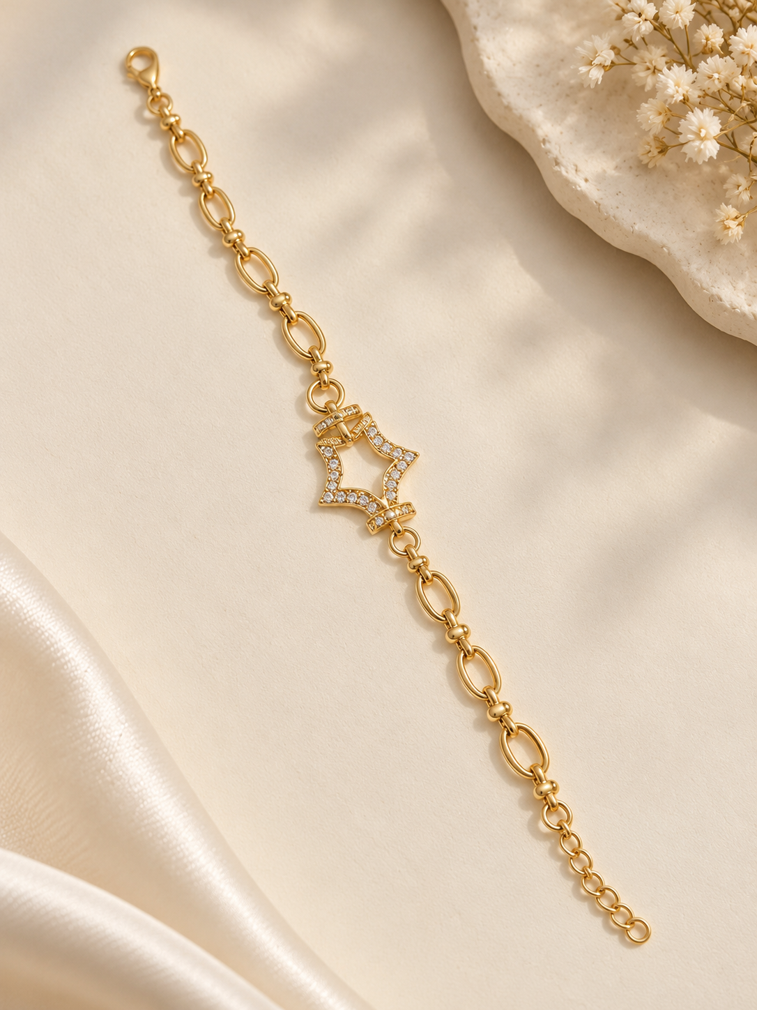 Premium Golden Star Bracelet