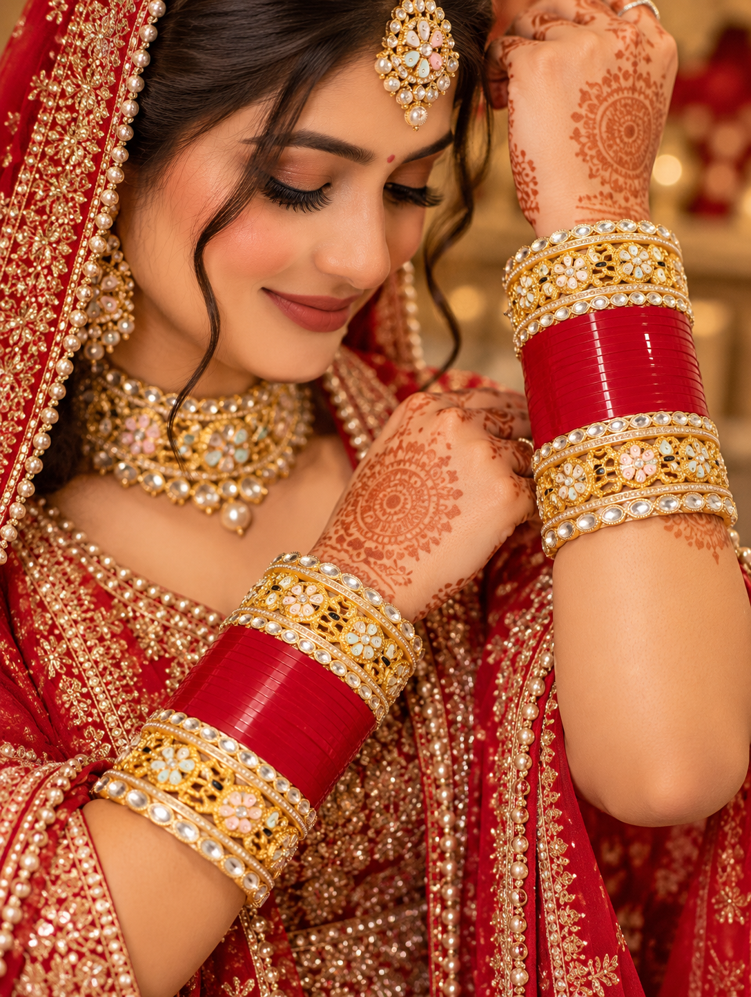 Red Chura set