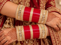 Maroon Chura with Golden Polish
